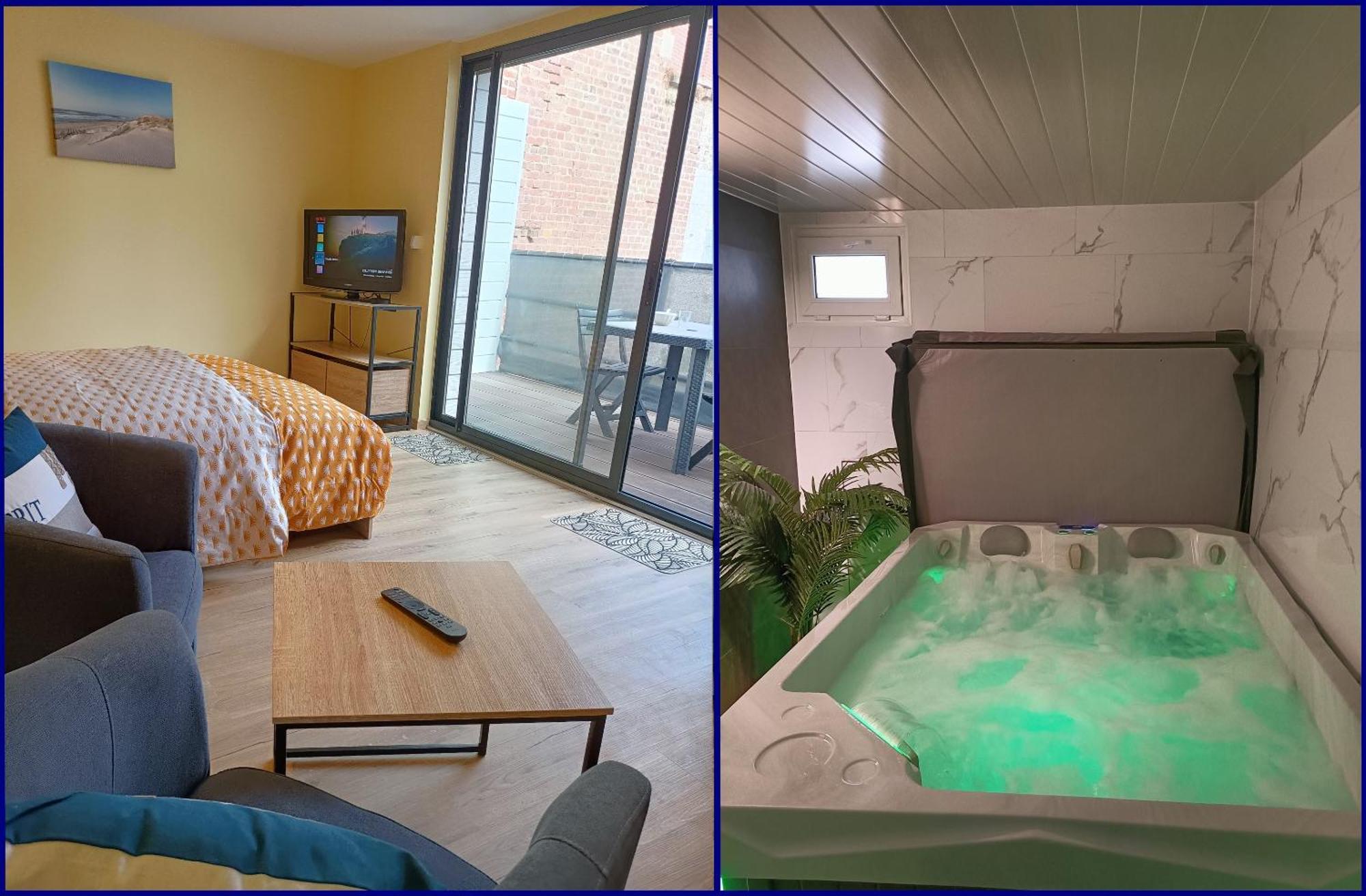 Spa Privatif A 50M De La Plage - Studio Mers-les-Bains Exterior foto